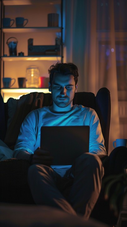 Free Nighttime Computer Work Image - Night, Man, Laptop | Download at ...