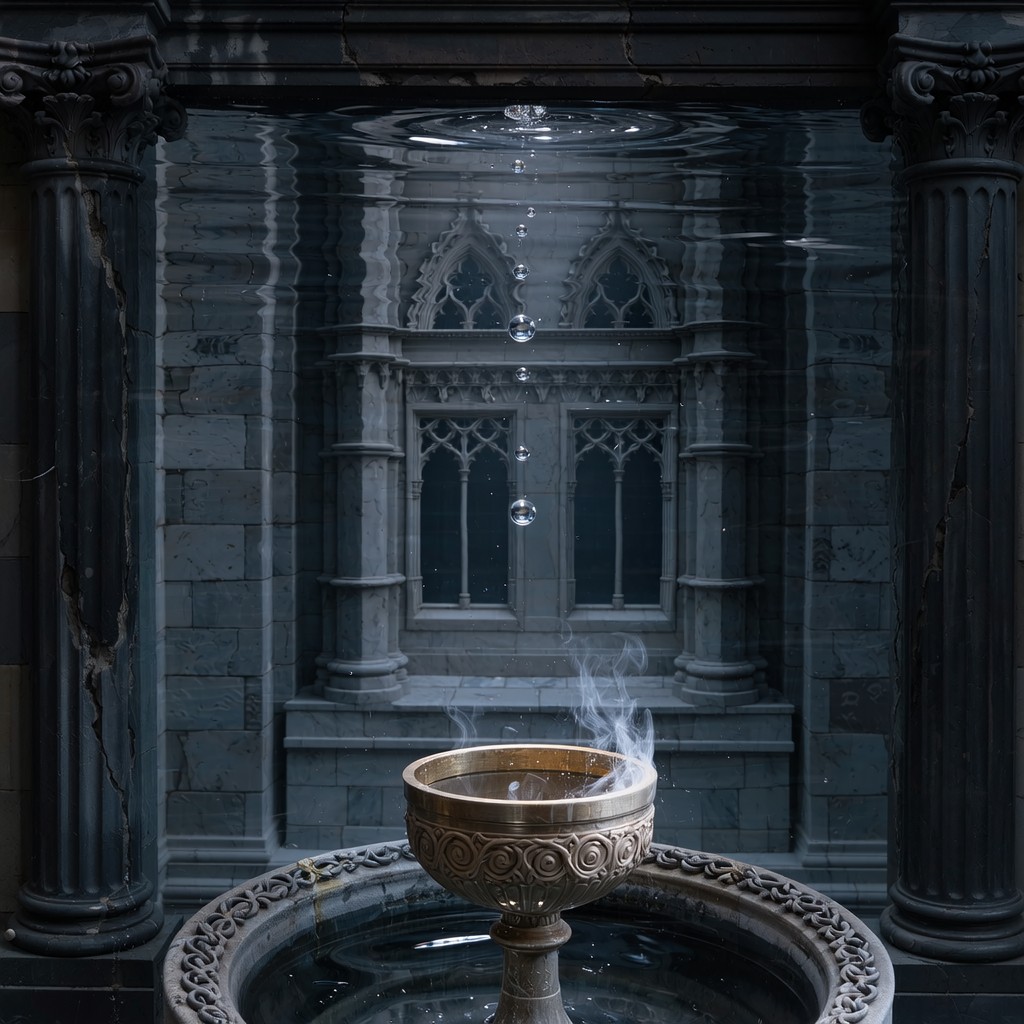 Free Gothic Water Mirror Image - Gothic, Water, Reflection | Download ...