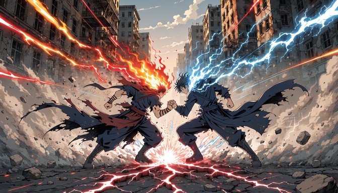 Free Beach Battle Explosion Image - Anime, Shonen, Warriors | Download ...