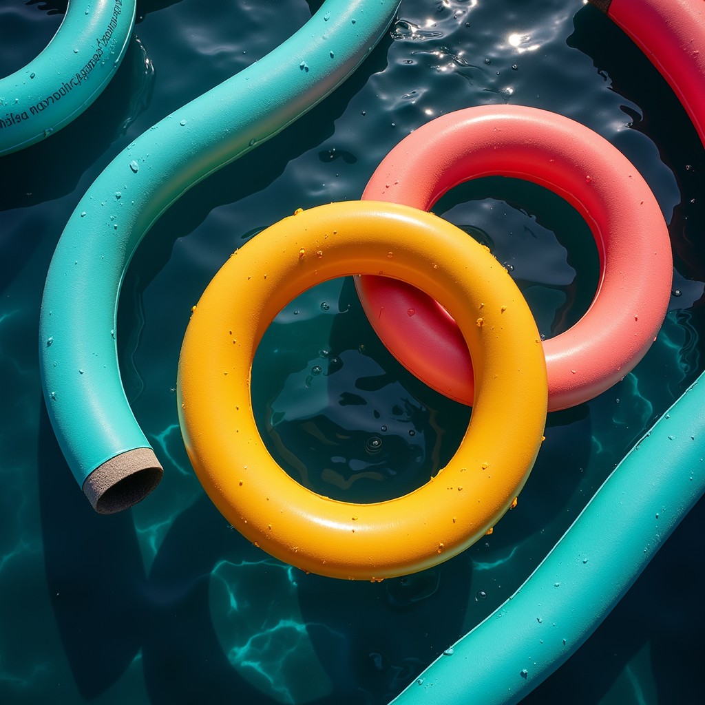 Floating Rings That Free Floating colorful rings Image - Pool, Noodles, Float | Download at ...