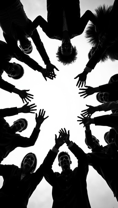 Team Rise Hand Shadow Free Together We Rise Image - Teamwork, Collaboration, Unity | Download ...