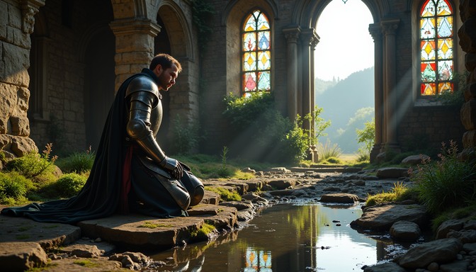 Free Knight Contemplates Water Image - Knight, Water, Armor | Download ...