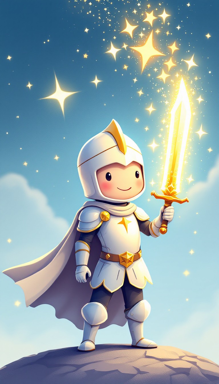 Free Starlight Sword Hero Image - Knight, Hero, Warrior | Download at ...
