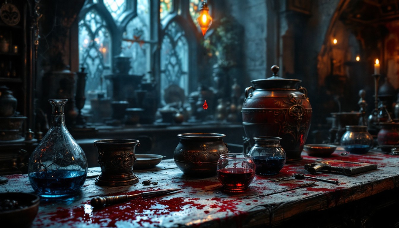 Free Gothic Alchemy Workshop Image - Gothic, Medieval, Alchemy ...