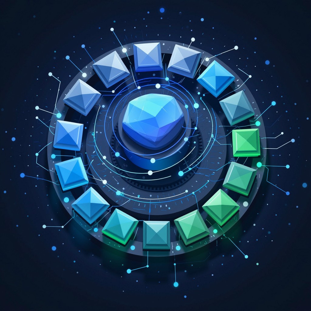 Free Digital Process Wheel Image - Geometric, Buttons, Circular ...