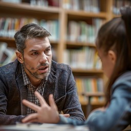 Frantic Discussion Free Educational heartfelt discussion Image - Conversation, Library ...