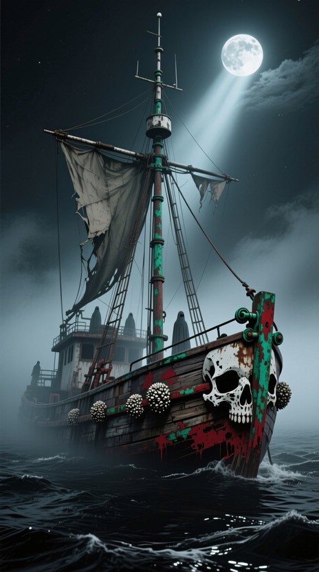 Free Ghost Ship Rising Image - Ghost, Ship, Haunted | Download at StockCake