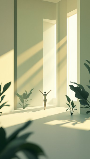 Free Light Meets Shadow Image - Meditation, Minimalist, Sunbeams ...