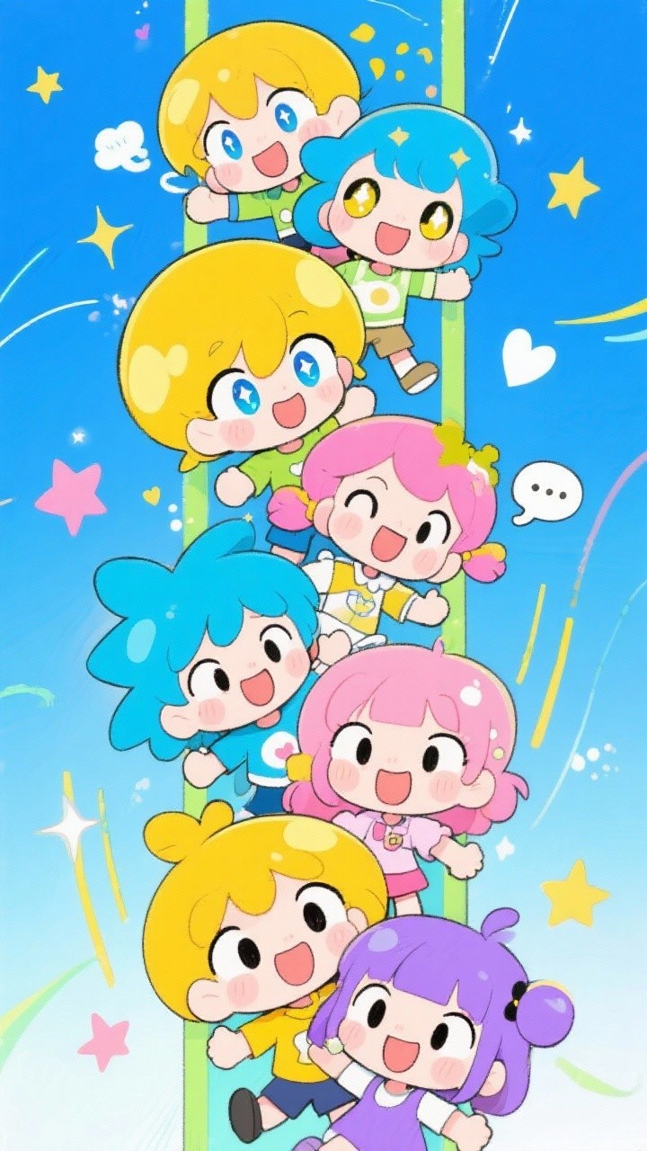 Free Colorful Chibi Adventure Image - Chibi, Manga, Cute | Download at ...