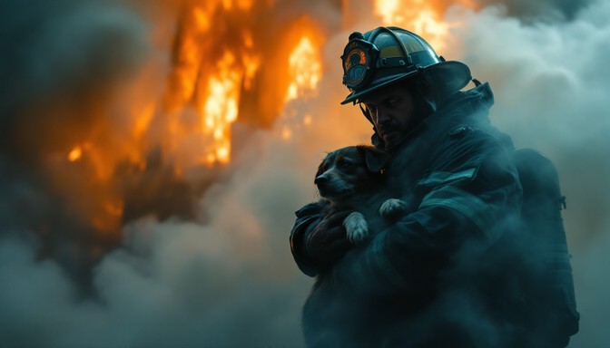 Free Hero Through Flames Image - Firefighter, Hero, Rescue | Download ...