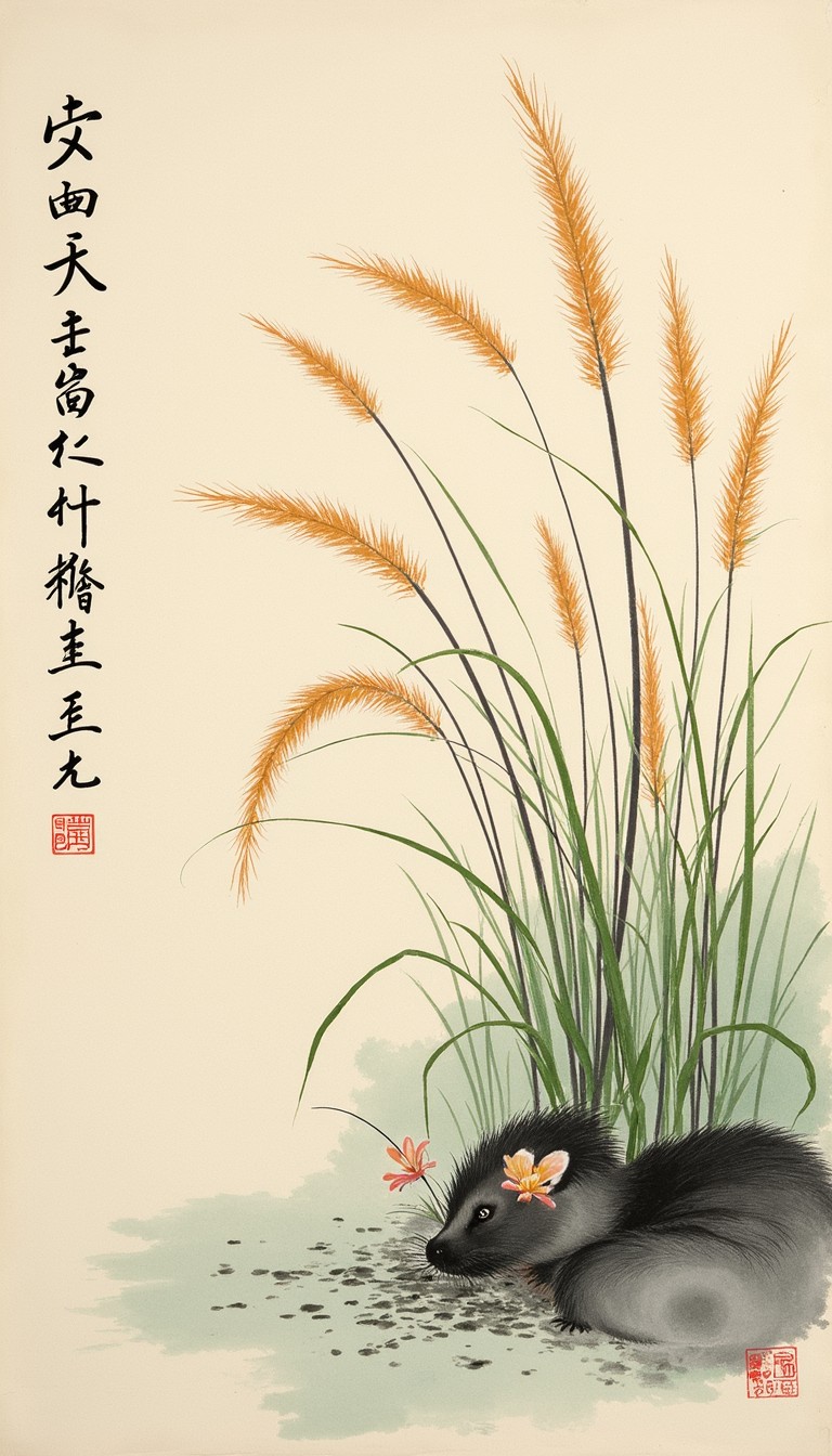 Free Reeds and Duck Image - Sumi-e, Reeds, Duck | Download at StockCake