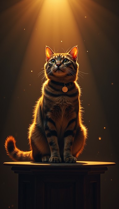 Free Victorious Cat Celebrates Image - Cat, Victory, Medal | Download ...