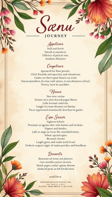 Free Floral Menu Border Image - Floral, Hibiscus, Border | Download at ...