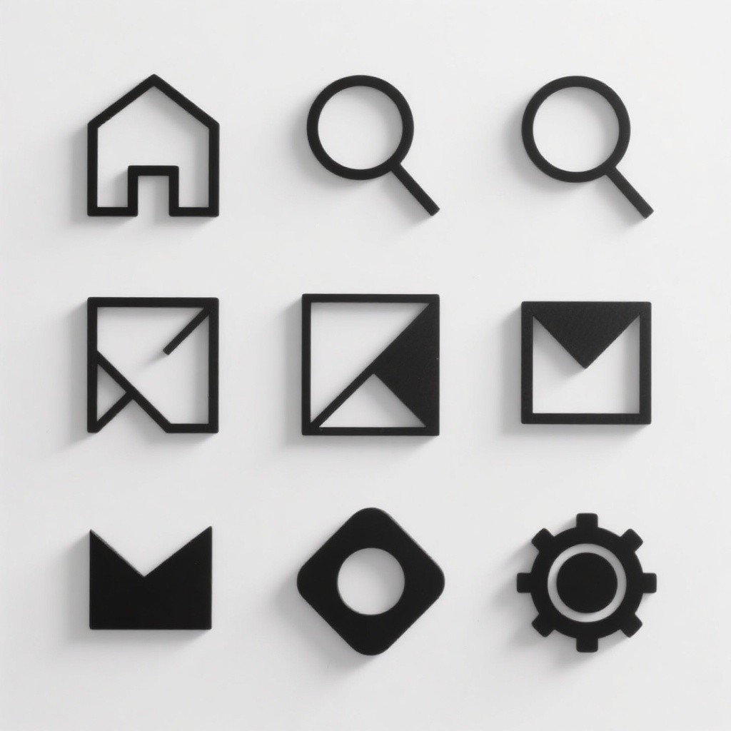 Free Minimal UI Icons Image - Icons, Minimal, Geometric | Download at ...