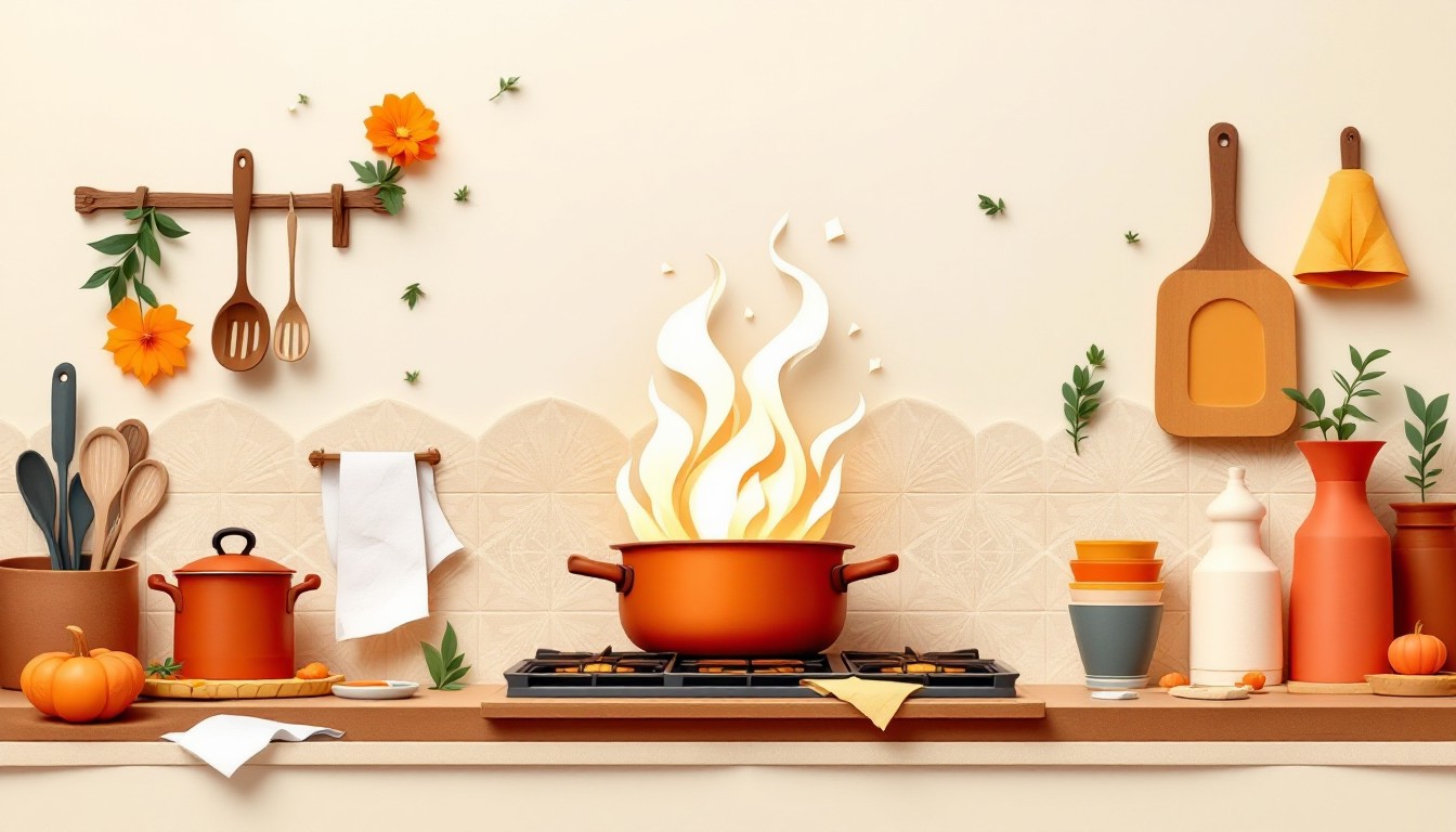 Paper Kichen Free Paper Kitchen Warmth Image - Papercraft, Collage, Illustration ...