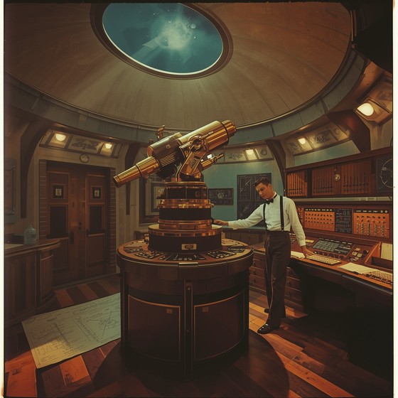 Colour Observatory Free Vintage Observatory Dreams Image - Vintage, Retro, Observatory ...