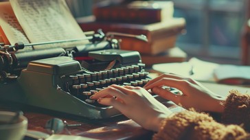 Free Vintage Writing Scene Image - Vintage, Writing, Typewriter ...
