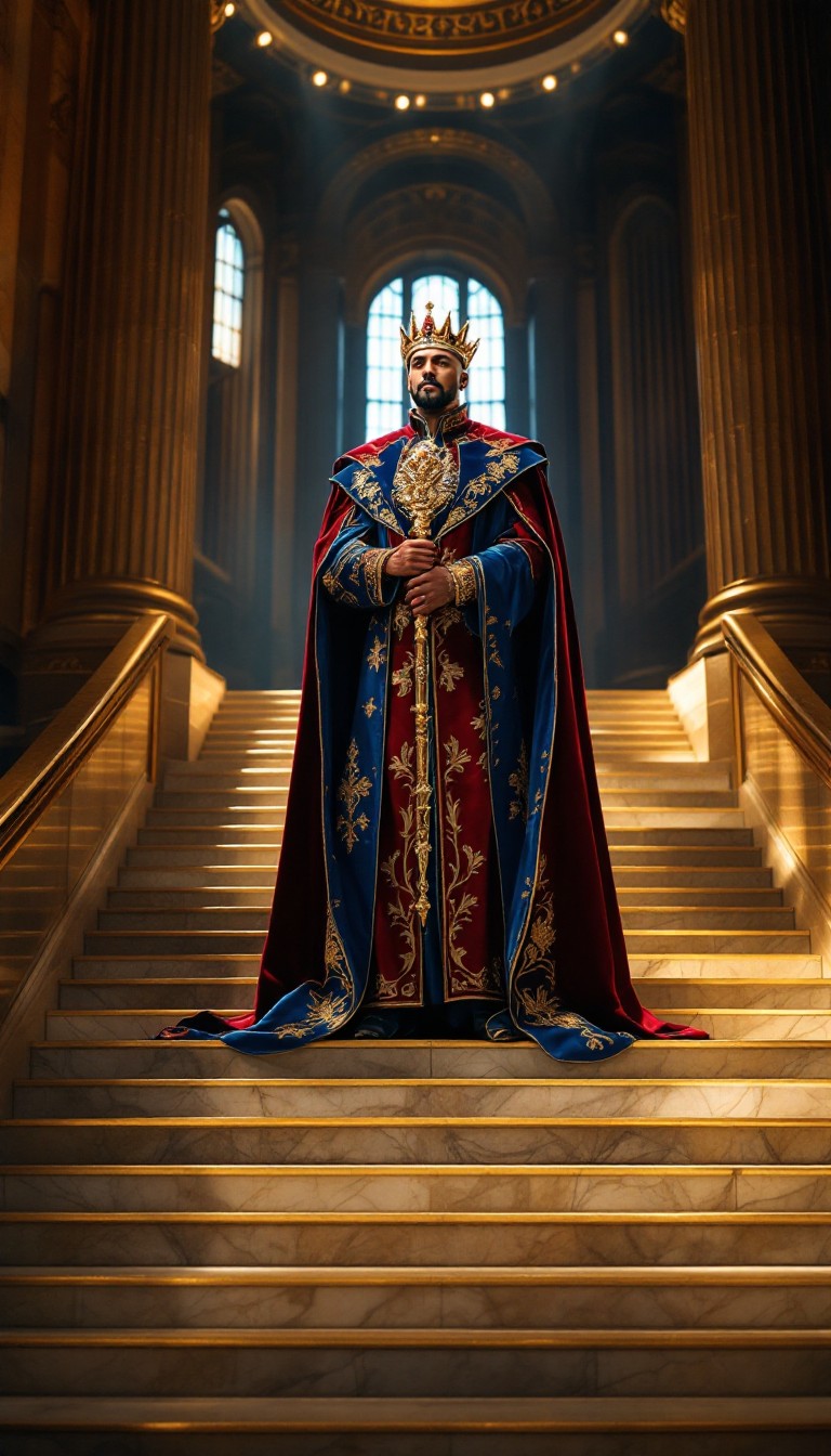 Free Majestic King Rising Image - King, Crown, Royalty | Download at ...