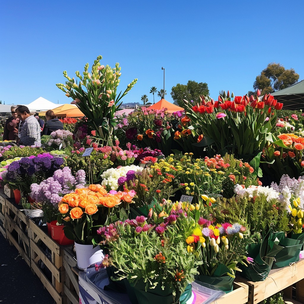 Free Colorful Flower Market Photo - Flowers, Market, Colorful ...
