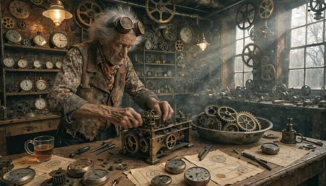 Free Steampunk Inventor Workshop Image - Steampunk, Inventor, Workshop ...