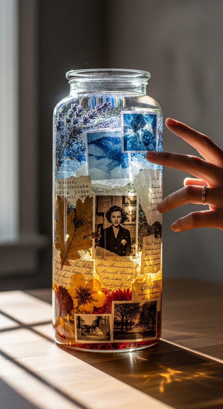 Free Layered Memory Jar Image - Memories, Jar, Glass | Download at ...