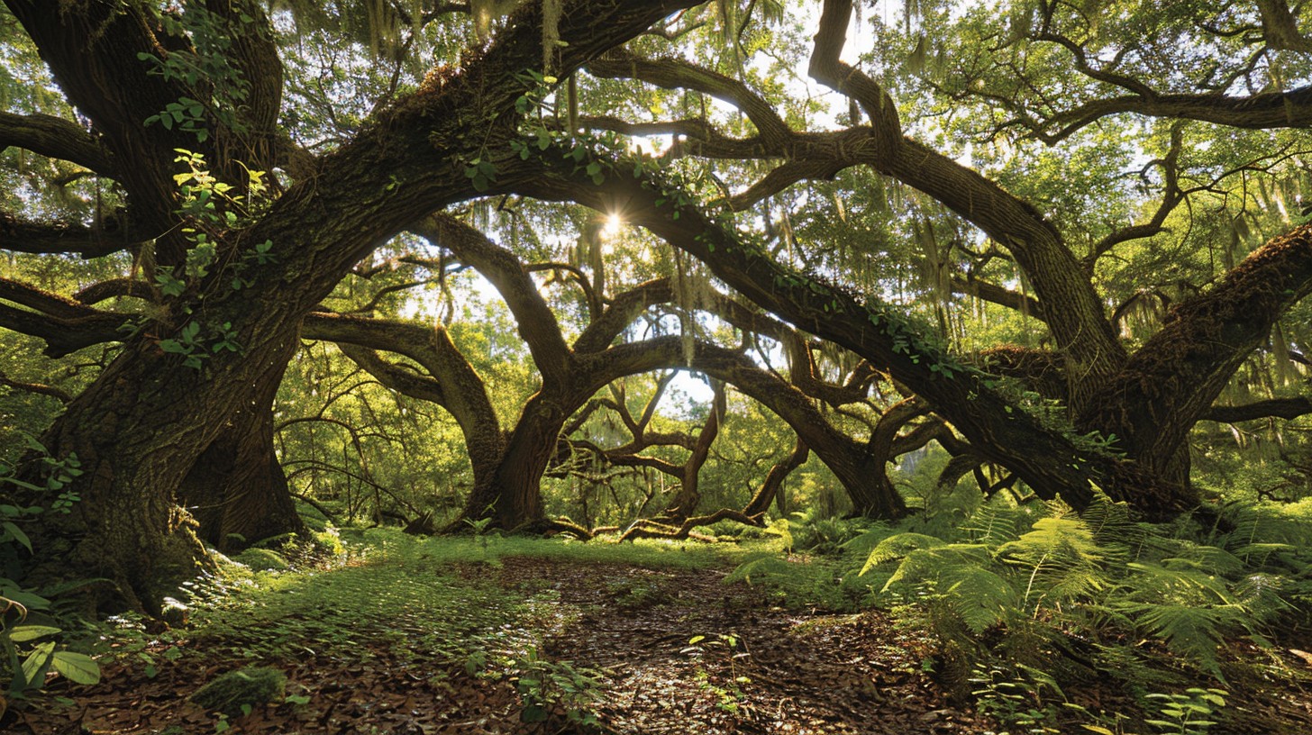 Tree Forest Entourage Free Enchanted Forest Scene Image - Trees, Forest, Sunlight | Download ...
