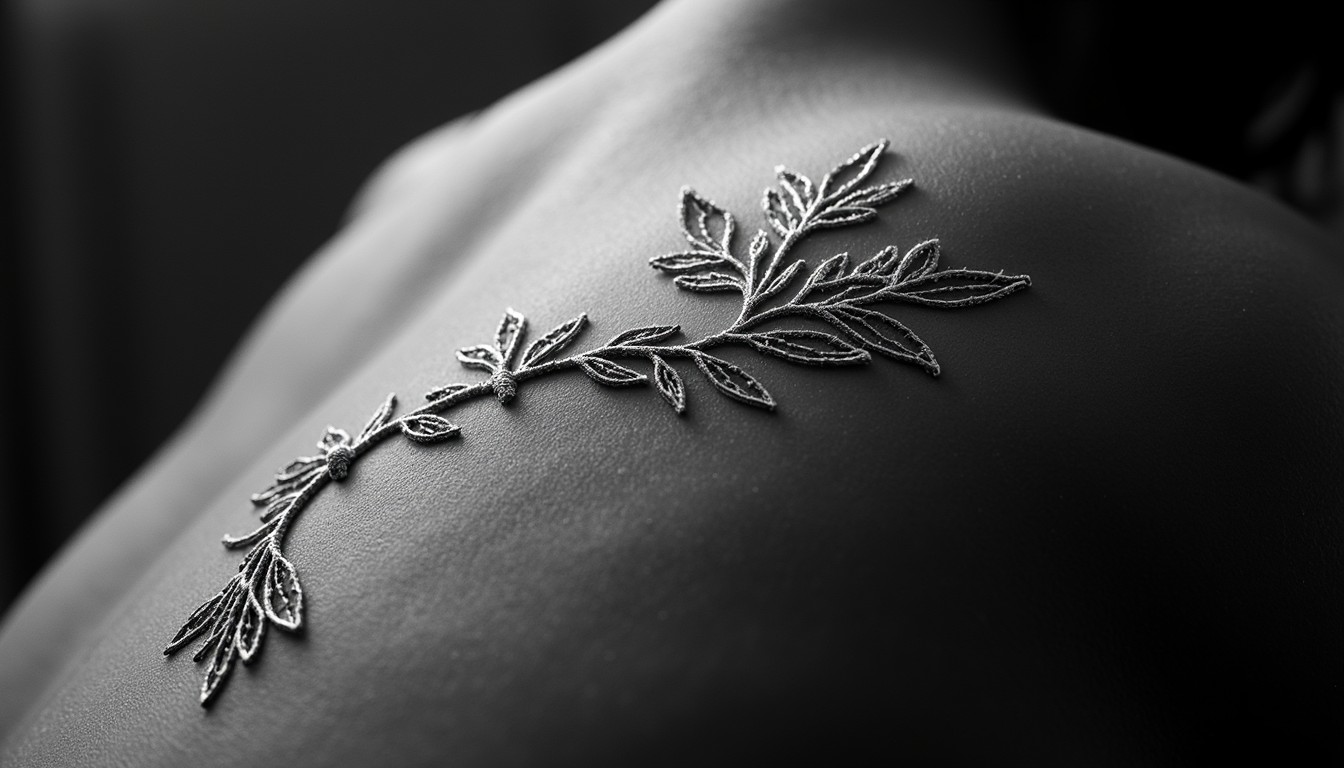 Free Botanical body art Image - Botanical, Silver, Skin | Download at ...