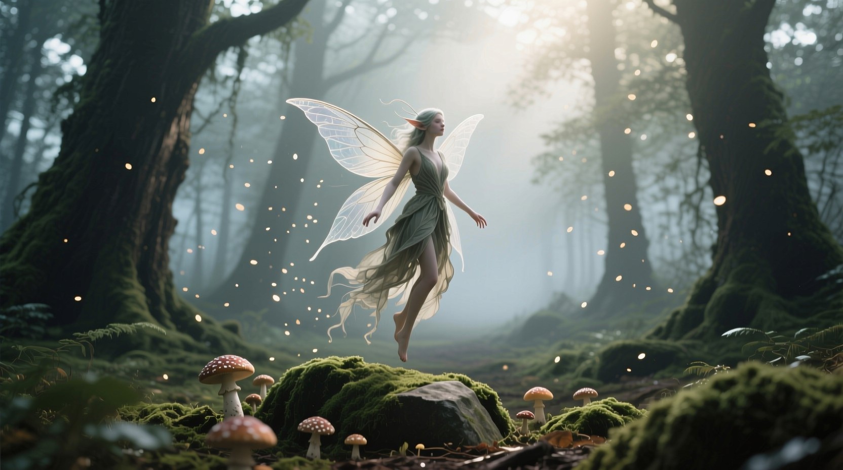 Free Enchanted Forest Fairy Image - Fairy, Forest, Mystical | Download ...
