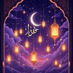 Ramadan Boogey Free Magical Ramadan Night Image - Ramadan, Lanterns, Moon | Download ...