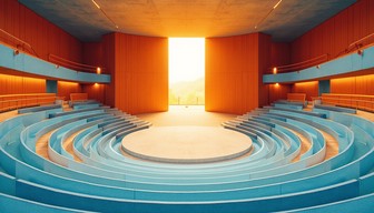 Multi Colored Arena Free Circular Blue Arena Image - Amphitheater, Circular, Blue ...