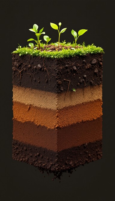 Free Layered Earth Ecosystem Image - Soil, Layers, Earth | Download at ...