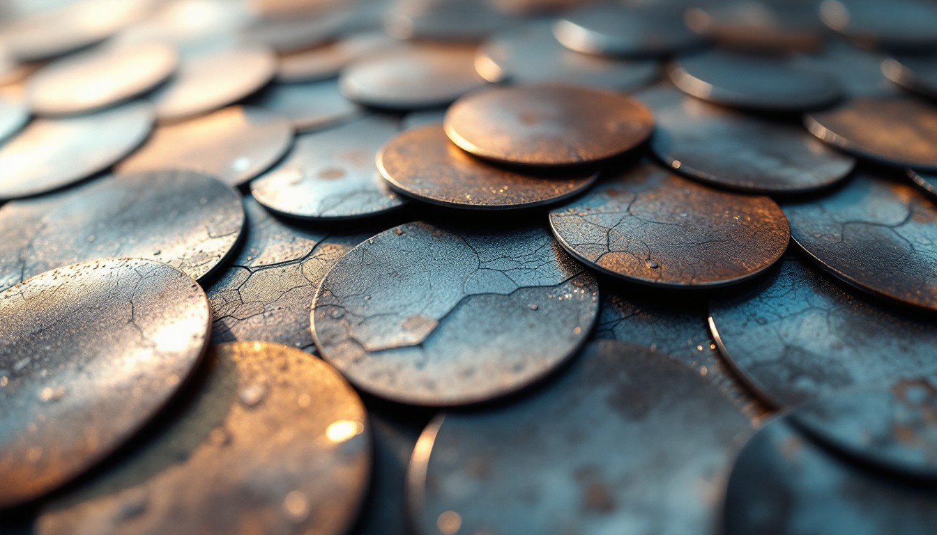 Free Shimmering Copper Patterns Image - Copper, Metallic, Scales ...