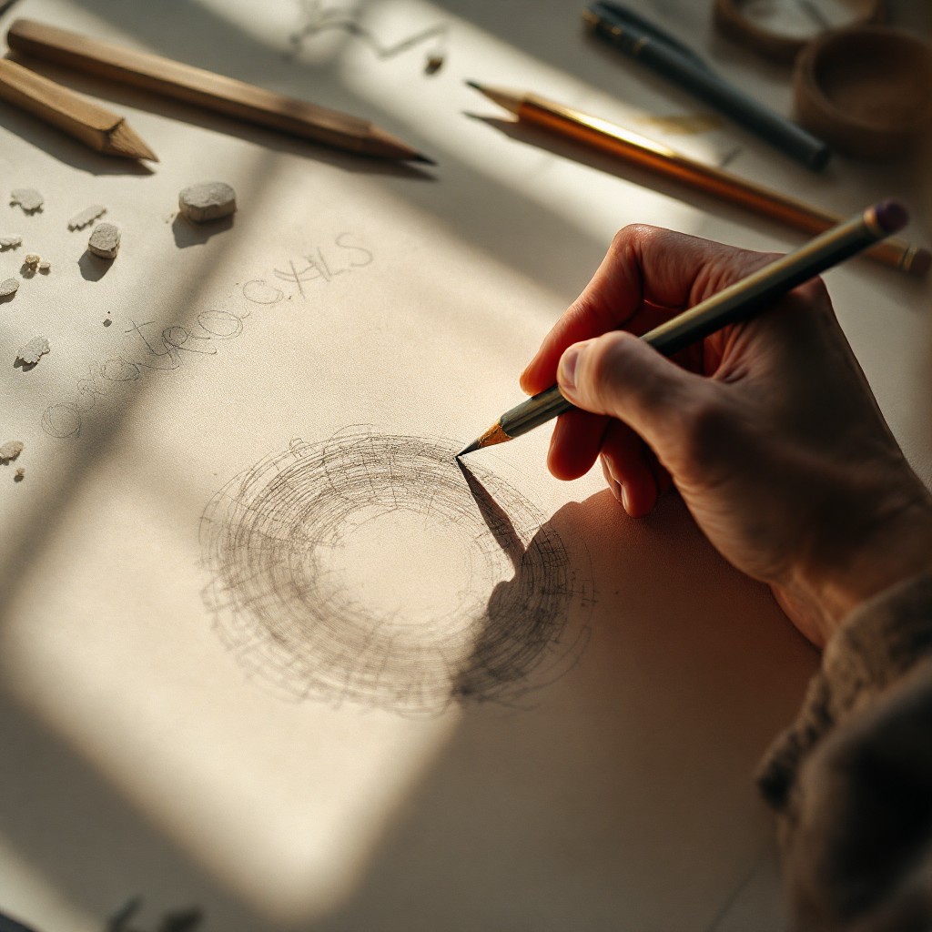 Free Artist Creating Sketch Photo - Drawing, Sketch, Art | Download at ...