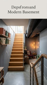 Free Modern Basement Transformation Image - Basement, Renovation ...