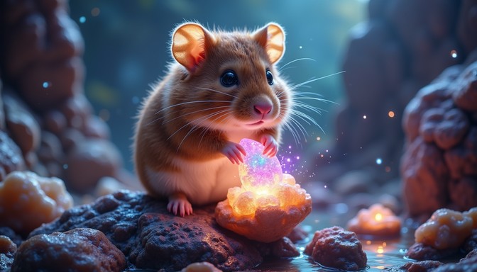 Free Magical Hamster Adventure Image - Hamster, Magical, Glowing ...