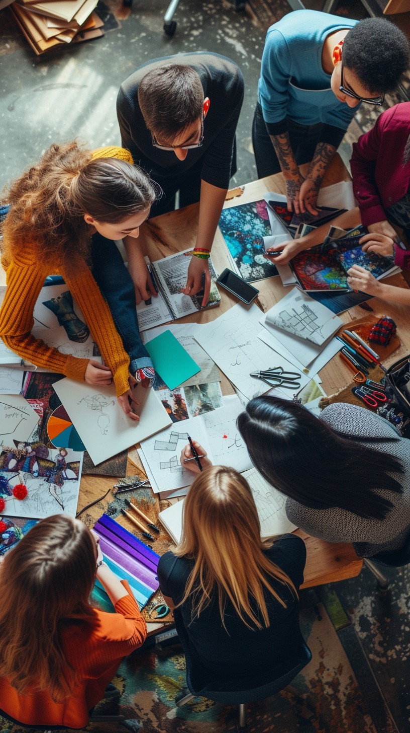 Free Creative Group Brainstorming Image - Teamwork, Creativity ...