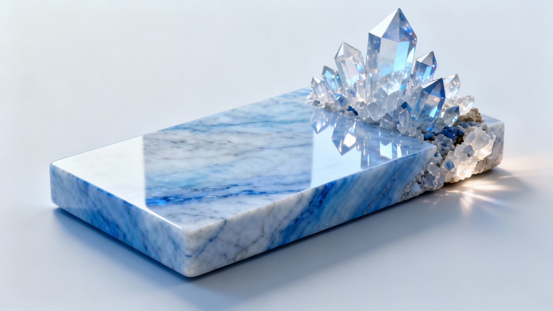 Free Azure Crystal Composition Image - Azure, Crystal, Geometric ...