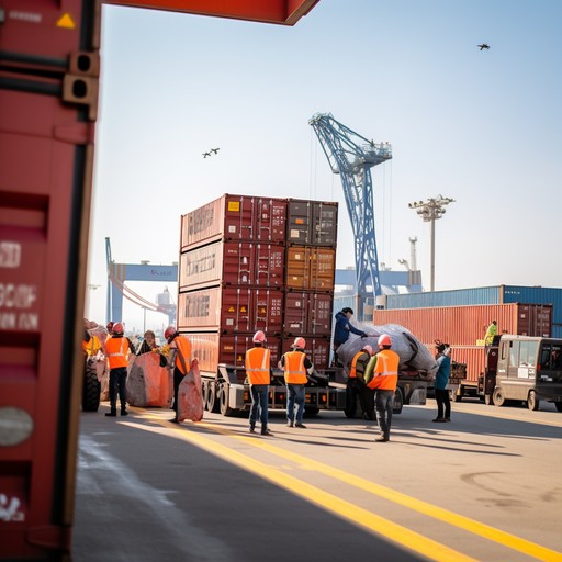Container Loading Safety Training Free Port Loading Activity Image - Port, Worker, Containers | Download ...