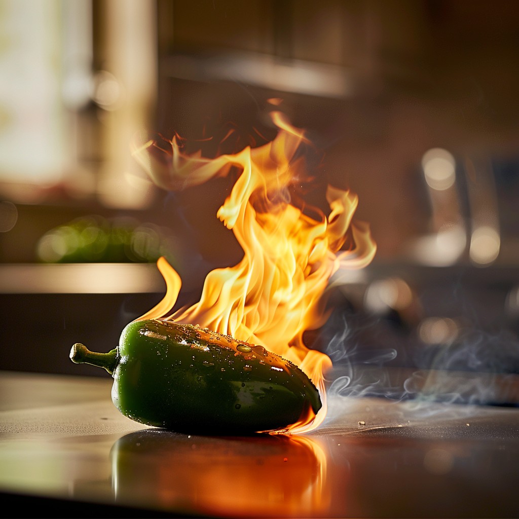 Free Flaming Bell Pepper Image - Flame, Pepper, Fire | Download at ...