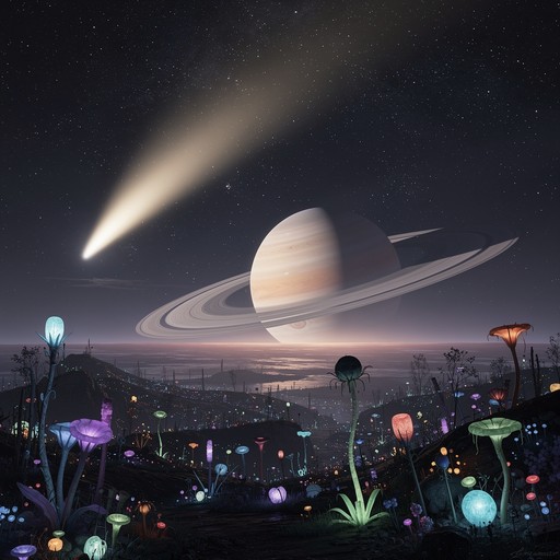 Free Cosmic Alien Nightscape Image - Comet, Alien, Exomoon | Download ...