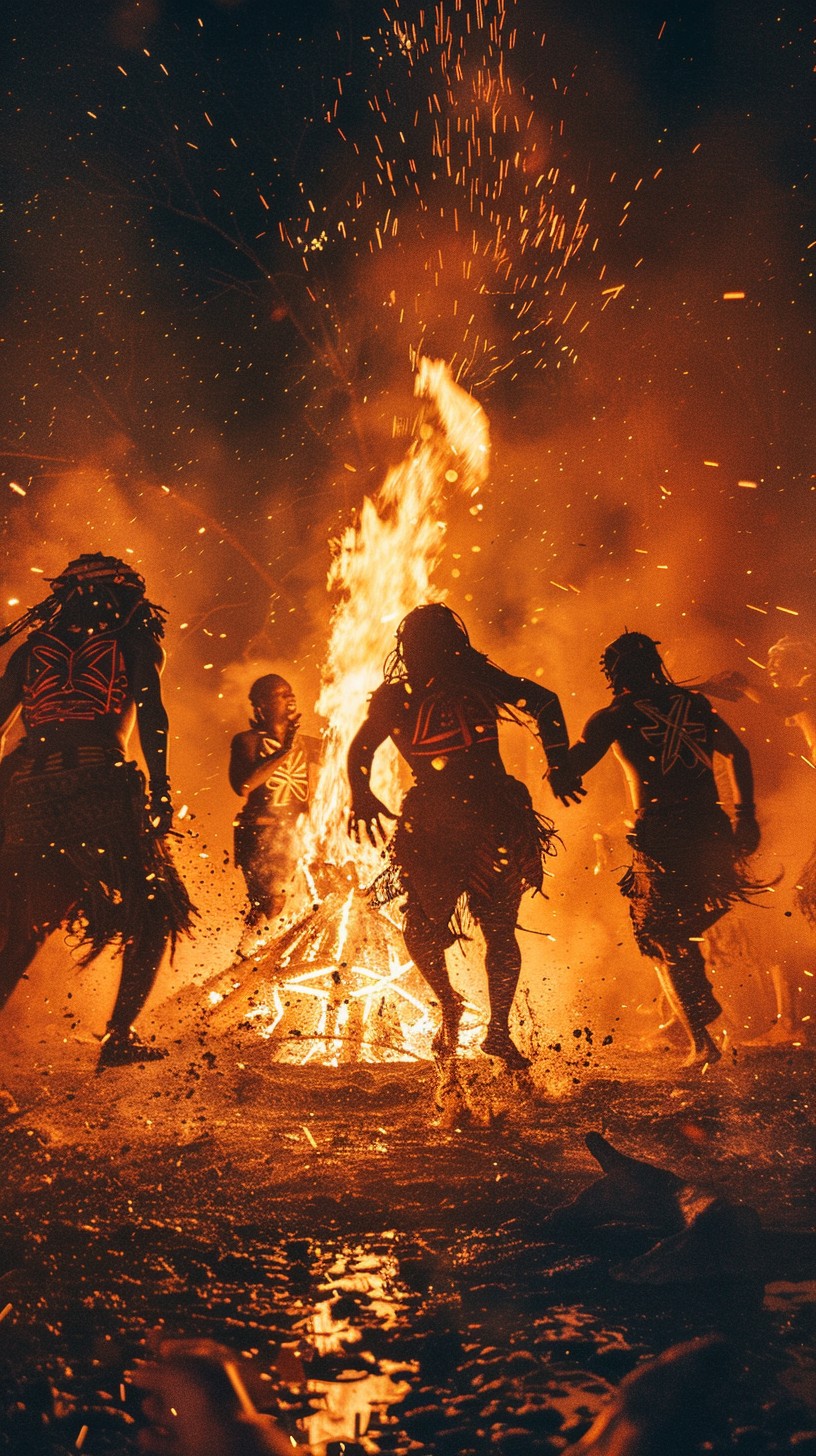 Free Fiery Night Dance Image - Fire, Dance, Night | Download at StockCake