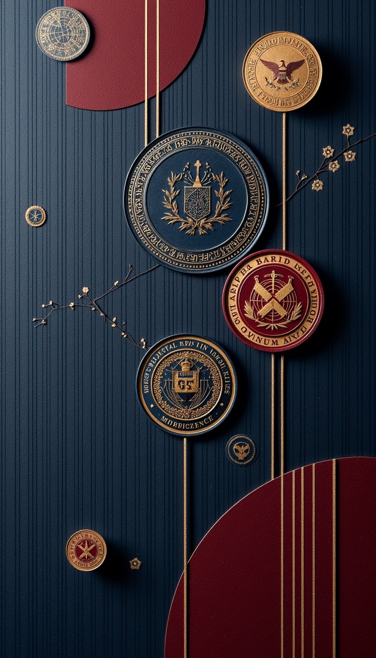Diplomatic Material Sticker Free Diplomatic Seals Arrangement Image - Emblems, Diplomatic, Seals ...