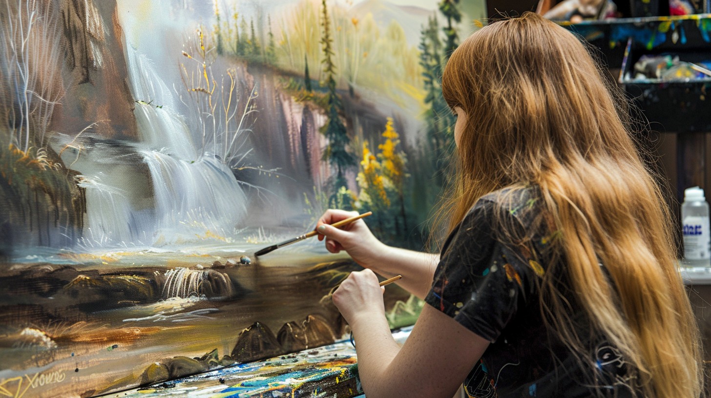 Free Artist Creating Masterpiece Image - Artist, Painting, Canvas ...