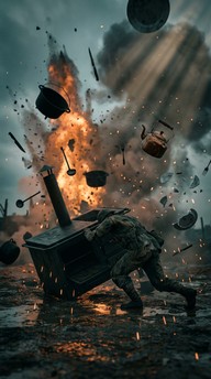 Free Kitchen Explosion Chaos Image - Explosion, Battlefield, Kitchen ...