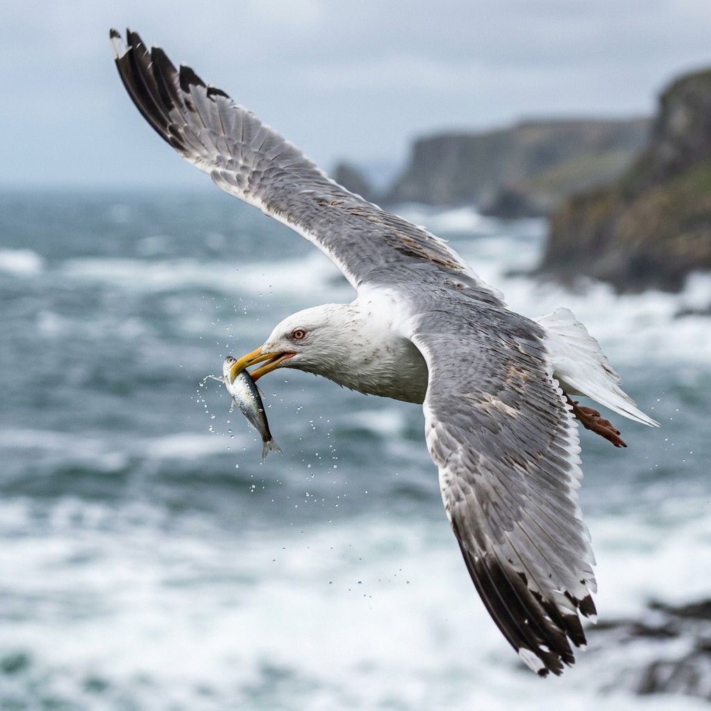 Free Seagull Catches Fish Image - Seagull, Bird, Fish | Download at ...