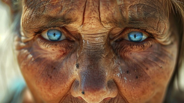 Free Intense Gaze Captured Photo - Eyes, Blue, Wrinkles | Download at