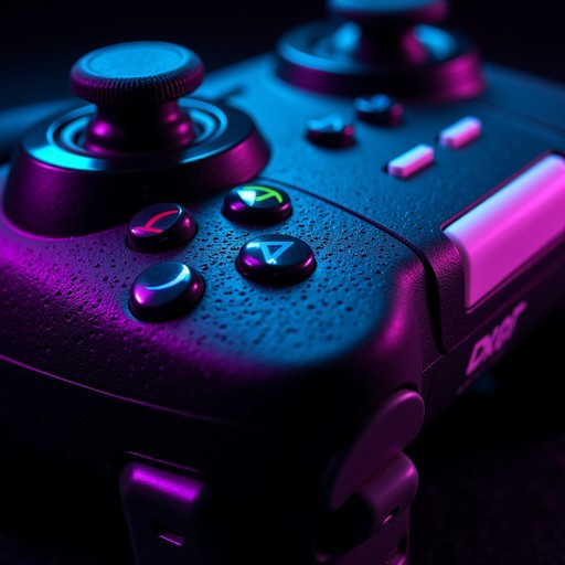Download Neon Controller Detail Image - Gaming, Controller, Macro ...
