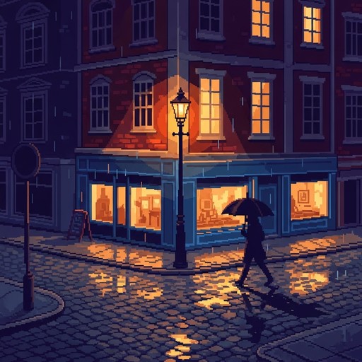 Free Rainy Pixel Corner Image - Pixelart, Rain, Dusk | Download at ...