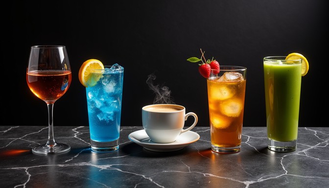 Free Diverse Drink Collection Image | Download at StockCake