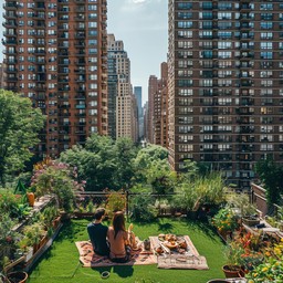 Free Urban Oasis Leisure Photo - Cityscape, Rooftop, Garden | Download ...